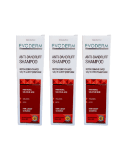 Evoderm Anti-Dandruff Shampoo packaging 200ml for dandruff relief